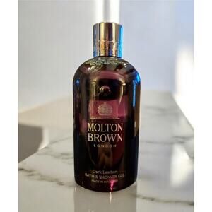 MOLTON BROWN LONDON Bath & Shower Gel DARK LEATHER 10 Fl Oz / 300 mL NWOB